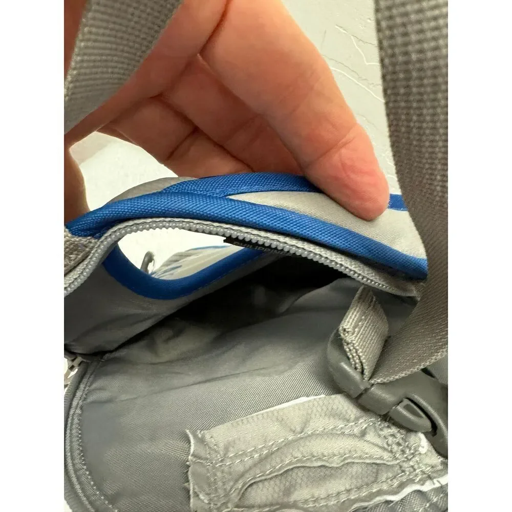 CamelBak Blue‎ Gray Hydration Pack Single Shoulder Strap Buckle Closures